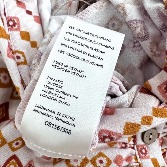 FREE PEOPLE Shayla Wide Leg Geometric Jumpsuit - Picture 14 of 15